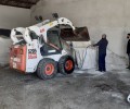 Foto de 990 kilómetros de la red provincial, tratados frente al hielo en la jornada del lunes