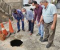 Foto de La Diputación sufraga el 50% del coste de las obras para evitar el derrumbe de una calle de Santa Cruz del Valle