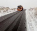 Foto de Casi 400 kilómetros de la red provincial, tratados en la primera jornada de nieve de la temporada