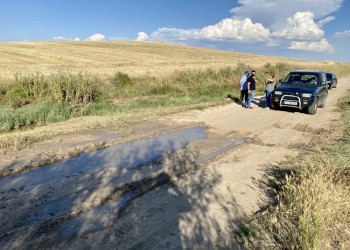 La Diputación reparará los caminos agrícolas de La Moraña afectados por la granizada del 1 de junio (2º Fotografía)