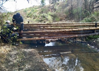 Fajinas forestales para proteger acuíferos y captaciones de agua frente al arrastre de cenizas (2º Fotografía)