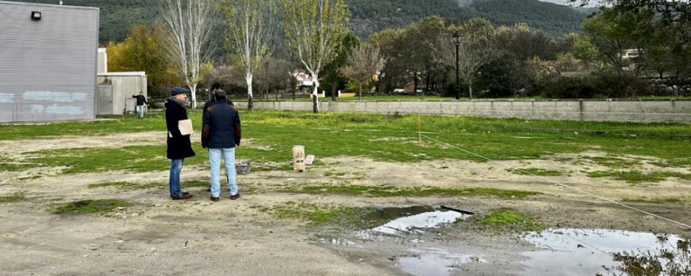 Replanteo de las parcelas de los parques de bomberos de Sotillo, Cebreros y Arévalo