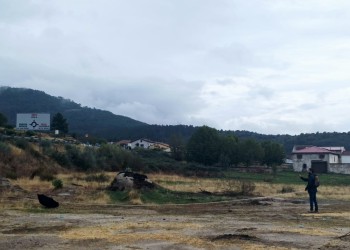 Replanteo de la parcela del Parque de Bomberos de Arenas y revisión de la nave del de Piedrahíta (2º Fotografía)