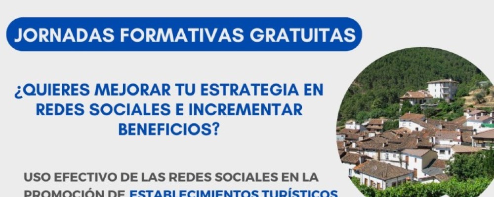 Turismo pone al alcance de los establecimientos del sector unas jornadas de formación en redes sociales