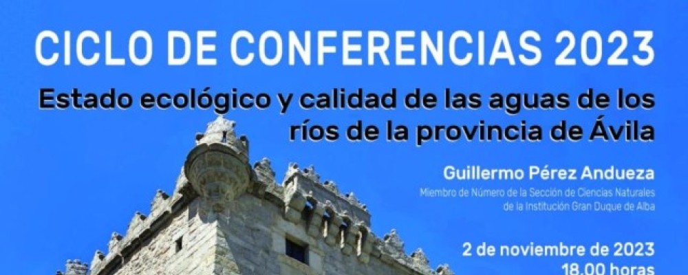Pérez Andueza diserta sobre la calidad de los ríos abulenses en una conferencia de la IGDA en El Hornillo