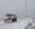 Foto de 795 km de 139 carreteras de la red provincial, tratados el martes para hacer frente a la nieve y el hielo