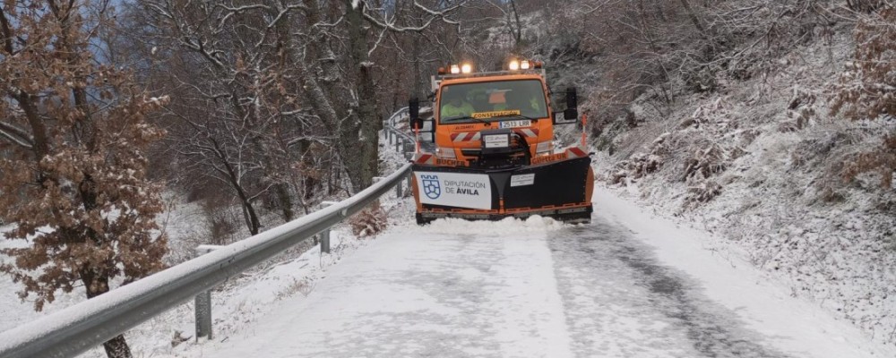 Primeras nieves en Gredos a la espera de que la precipitación pueda aumentar en las próximas horas