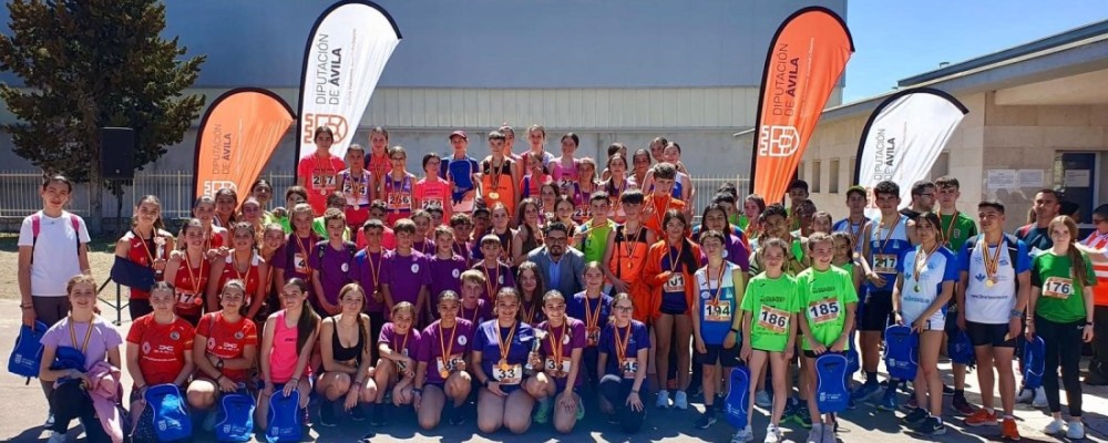 La Ciudad Deportiva de Ávila acogió la final provincial de Atletismo de los Juegos Escolares de la Diputación