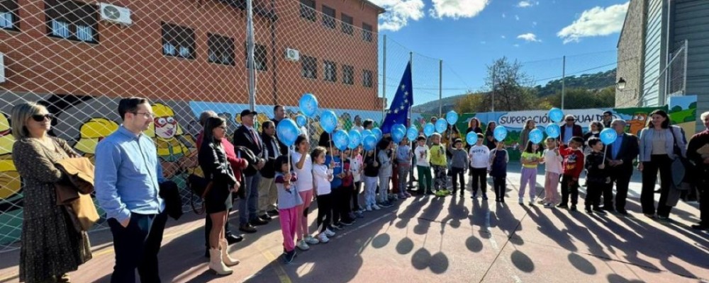 La Diputación celebra el Día de Europa con escolares de dos CRA en Santa Cruz del Valle