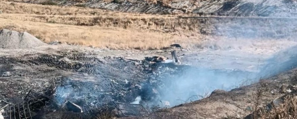 Extinguido un incendio en la zona de enseres del CTR de Urraca-Miguel