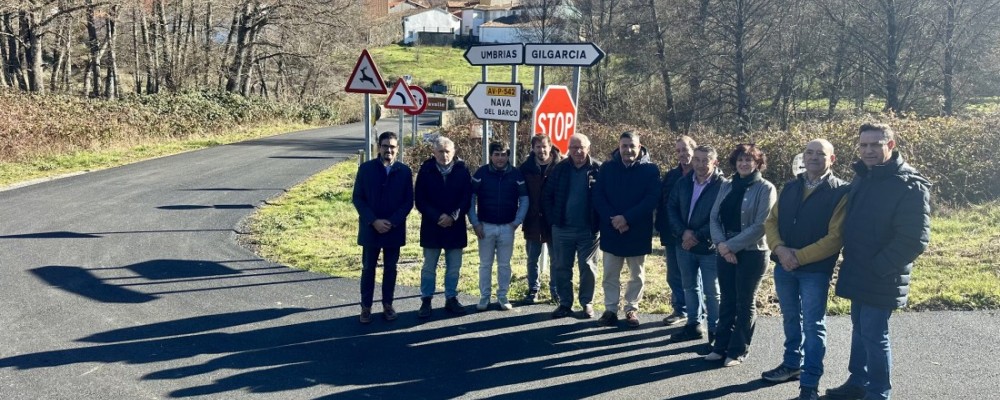 La Diputación acondiciona y mejora la AV-P-542, que conecta Gil-García con la N-110