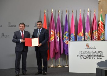 García renueva el Fondo de Cohesión Territorial con la Junta para inyectar 2,2 millones en el medio rural