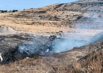 Extinguido un incendio en la zona de enseres del CTR de Urraca-Miguel