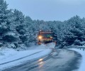 Foto de El dispositivo de la Diputaci&oacute;n se mantiene desplegado para hacer frente a la nieve y las heladas