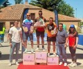 Foto de 180 participantes en la I Carrera Sanjuaniega, celebrada en Fontiveros en el Año Jubilar de San Juan de la Cruz