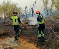 Foto de Catorce camiones conveniados y cuatro agrupaciones de Protección Civil, en el operativo contra el incendio de El Barraco