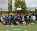 Foto de 70 niños de la provincia disfrutan de una jornada deportiva en torno al baloncesto en Naturávila