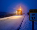 711 kil&oacute;metros de la red de carreteras de la Diputaci&oacute;n, tratados frente a nieve y hielo durante el mi&eacute;rcoles