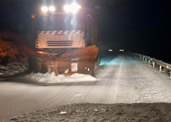 El dispositivo de vialidad invernal trata 786 kilómetros de carreteras con cien toneladas de sal (3º Fotografía)