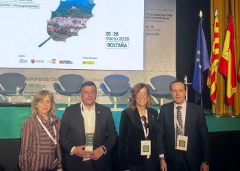 Garc&iacute;a debate el futuro del medio rural en el V Congreso de Desarrollo Rural y Despoblaci&oacute;n en Huesca (2&ordm; Fotograf&iacute;a)