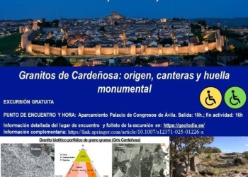 La Diputación colabora con el ‘Geolodía’, la fiesta de la Geología que se celebra en Cardeñosa y la capital
