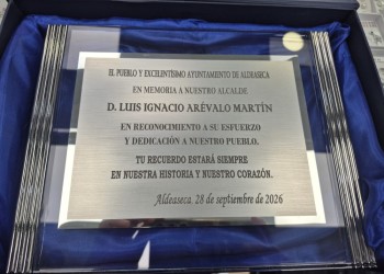 La Diputaci&oacute;n se suma al homenaje que Aldeaseca ha rendido al que fuera su alcalde, Luis Ignacio Ar&eacute;valo (2&ordm; Fotograf&iacute;a)
