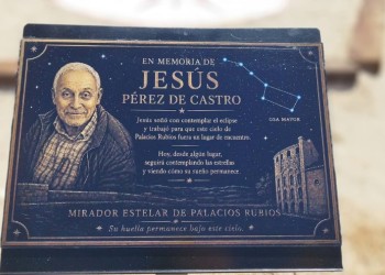 Nava de Arévalo y Palacios Rubios inauguran un mirador estelar en homenaje a Jesús Pérez de Castro (3º Fotografía)