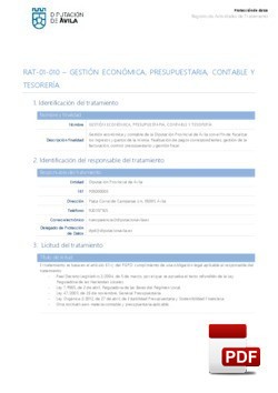 Gestión económica y contable, realización de pagos, gestión de la facturación, control presupuestario y gestión fiscal.